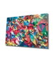 Wallity Pintura de Vidrio Templado Decorativo Multicolor 46 x 72 cm